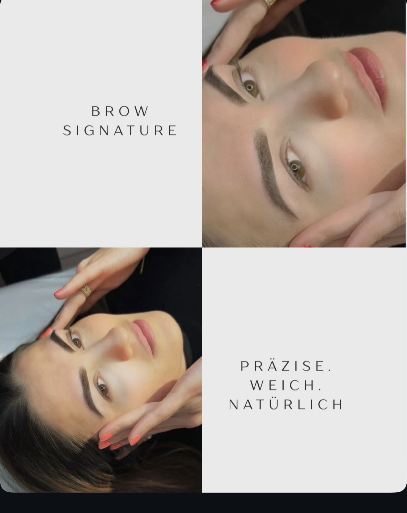 Brow Signature — präzise, weich, natürlich. Natural Brow Studio Hamburg-Volksdorf